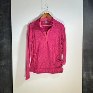 Avalanche Women's Loma Snap Pullover Lightweight Sweatshirt Size Large Pink